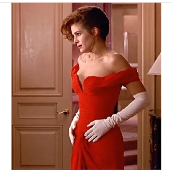 Vicky Tiel American Fashion & Couture Designer Charcoal Gray Sheath Dress - Picture 12 of 13